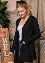 Load image into Gallery viewer, Lightweight Long Sleeve Cardigan (Plus)
