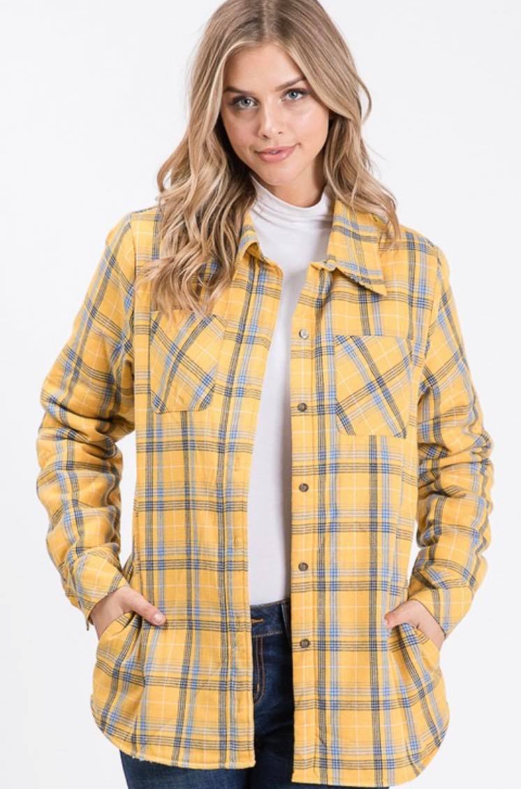More to Offer Plaid Sherpa (Plus)